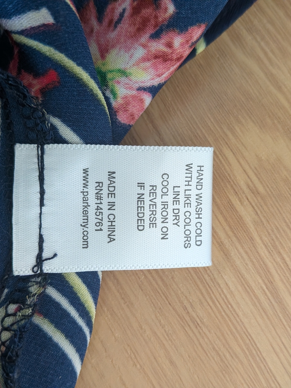 Parker Black Floral Halter Mini Dress - Picture 5 of 5